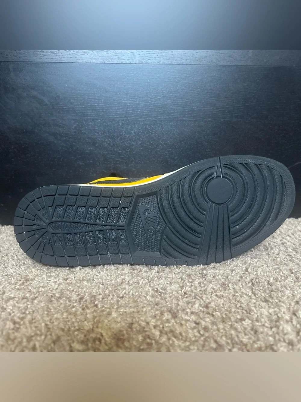 Used Air Jordan 1 Low ‘University Gold / Black’ Men’s Size 12